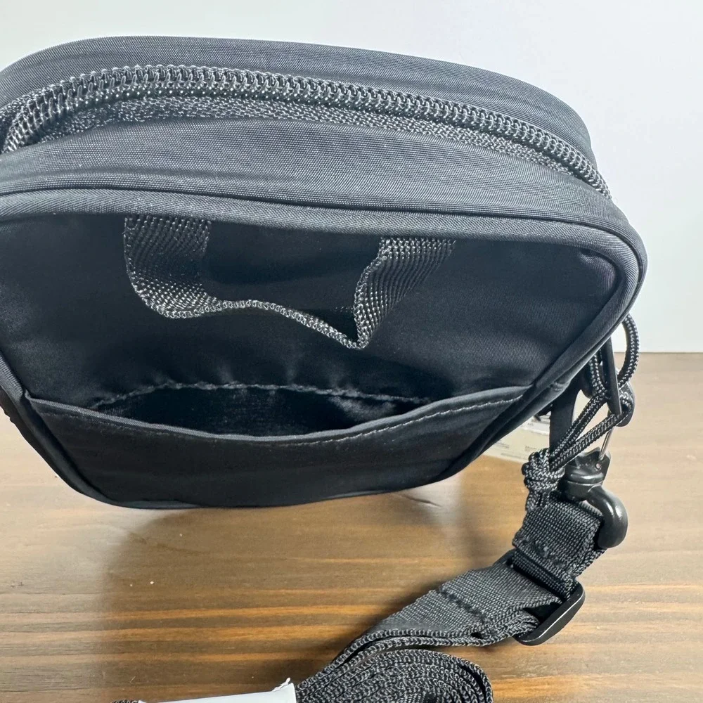 Adidas Core Festival Crossbody Bag Logo Adjustable Strap Black White OS NEW